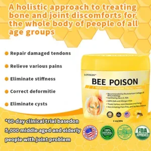 𝐋𝐎𝐕𝐈𝐋𝐃𝐒™ 𝐁𝐞𝐞 Poison 𝐀𝐝𝐯𝐚𝐧𝐜𝐞𝐝 𝐉𝐨𝐢𝐧𝐭 𝐚𝐧𝐝 𝐁𝐨𝐧𝐞 𝐓𝐡𝐞𝐫𝐚𝐩𝐲 𝐂𝐫𝐞𝐚𝐦