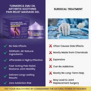 LOVILDS™ Turmeric & Emu Oil Arthritis Soothing Pain Relief Massage Gel