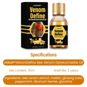 LOVILDS™ VenomDefine Bee Venom Gynecomastia Oil