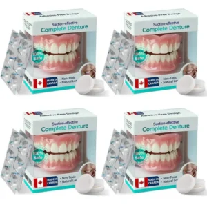 ✅ Proudly made and shipped from Canada| LOVILDS™ Suction-fit Complete Denture 🦷🍎🍏