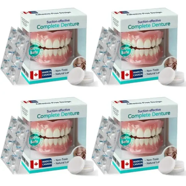 ✅ Proudly made and shipped from Canada| LOVILDS™ Suction-fit Complete Denture 🦷🍎🍏