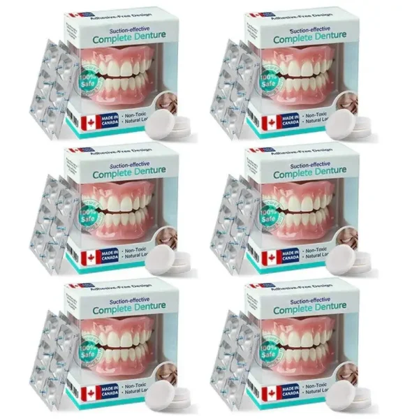 ✅ Proudly made and shipped from Canada| LOVILDS™ Suction-fit Complete Denture 🦷🍎🍏