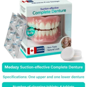 ✅ Proudly made and shipped from Canada| LOVILDS™ Suction-fit Complete Denture 🦷🍎🍏