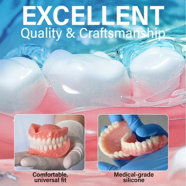 ✅ Proudly made and shipped from Canada| LOVILDS™ Suction-fit Complete Denture 🦷🍎🍏