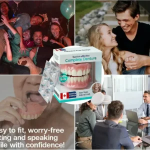 ✅ Proudly made and shipped from Canada| LOVILDS™ Suction-fit Complete Denture 🦷🍎🍏