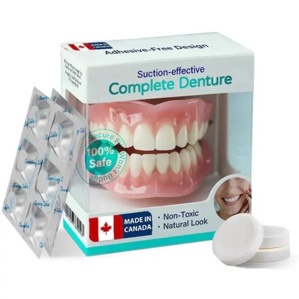 ✅ Proudly made and shipped from Canada| LOVILDS™ Suction-fit Complete Denture 🦷🍎🍏
