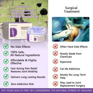 LOVILDS™ 🛡️𝐓𝐮𝐫𝐦𝐞𝐫𝐢𝐜 & 𝐄𝐦𝐮 𝐎𝐢𝐥 𝐀𝐫𝐭𝐡𝐫𝐢𝐭𝐢𝐬 𝐒𝐨𝐨𝐭𝐡𝐢𝐧𝐠 𝐏𝐚𝐢𝐧 𝐑𝐞𝐥𝐢𝐞𝐟 𝐌𝐚𝐬𝐬𝐚𝐠𝐞 𝐆𝐞𝐥 👨‍⚕️𝐀𝐦𝐞𝐫𝐢𝐜𝐚𝐧 𝐎𝐫𝐭𝐡𝐨𝐩𝐚𝐞𝐝𝐢𝐜𝐬 (𝐀𝐀𝐎𝐒) 𝐀𝐩𝐩𝐫𝐨𝐯𝐞𝐝💪⚡