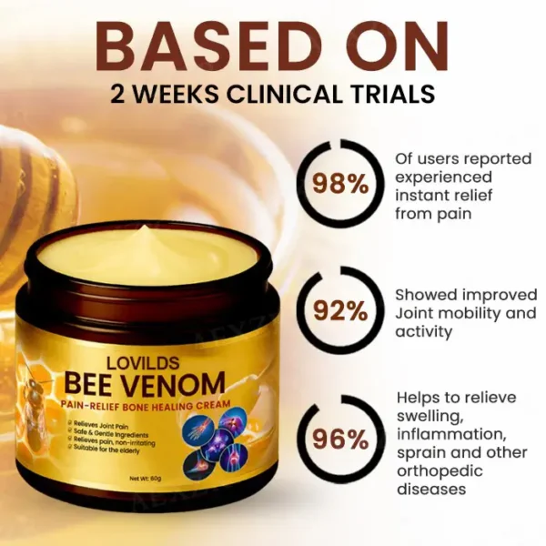LOVILDS™ Bee Venom Pain-Relief Bone Healing Cream ✨Fast Relief in 72 Hours✨
