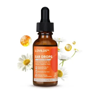 LOVILDS™ Dog & Cat Ear Infection Treatment Quantum Silver Ear Drops for Healthy, Happy Ears