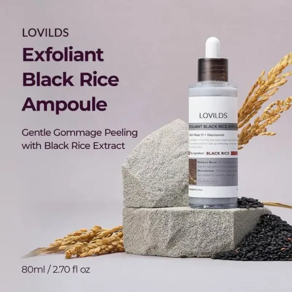 LOVILDS Glow Rice Ampoule Duo - Serums for Brightening, Exfoliating, and Moisturizing🌾