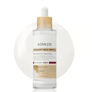LOVILDS Glow Rice Ampoule Duo - Serums for Brightening, Exfoliating, and Moisturizing🌾