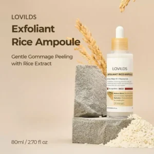 LOVILDS Glow Rice Ampoule Duo - Serums for Brightening, Exfoliating, and Moisturizing🌾