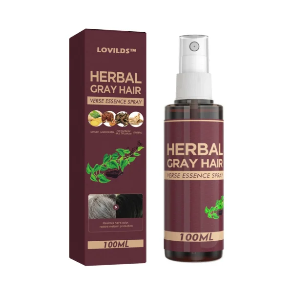LOVILDS Herbal Cray Hair Verse Essence Spray