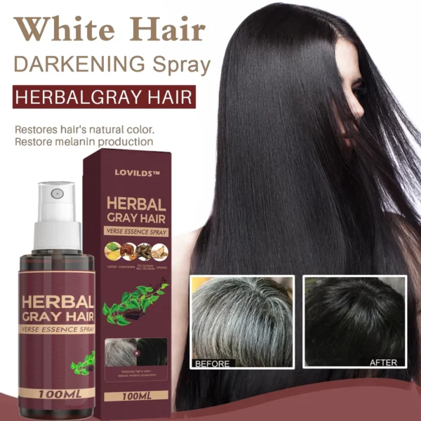 LOVILDS Herbal Cray Hair Verse Essence Spray