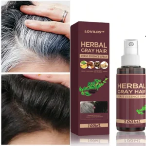 LOVILDS Herbal Cray Hair Verse Essence Spray