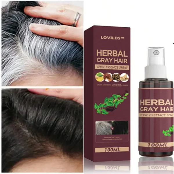 LOVILDS Herbal Cray Hair Verse Essence Spray
