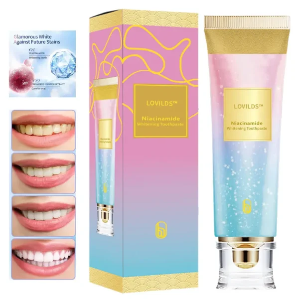 LOVILDS™ Niacinamide Whitening Toothpaste (Imported From USA)