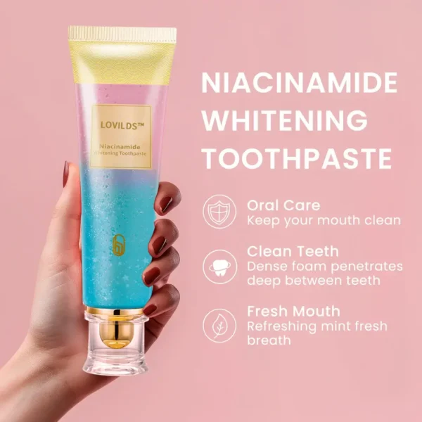 LOVILDS™ Niacinamide Whitening Toothpaste (Imported From USA)