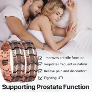 LOVILDS™ Prostate Wellness & Vitality Copper Magnetic Bracelet