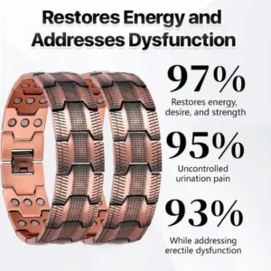 LOVILDS™ Prostate Wellness & Vitality Copper Magnetic Bracelet