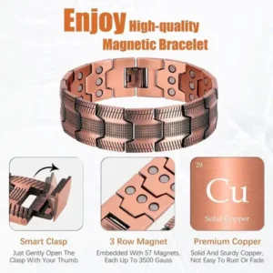 LOVILDS™ Prostate Wellness & Vitality Copper Magnetic Bracelet