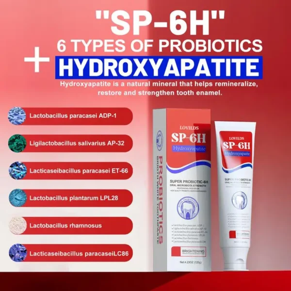 LOVILDS™ SP-6H Toothpaste – Buy 2, Get 1 Free (3-Tube Pack)