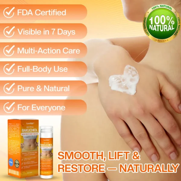 Lovilds® Nectéva Bakuchiol Skin Restore Cream - (Anti-aging, Hydrating, Skin Firming & Lifting)