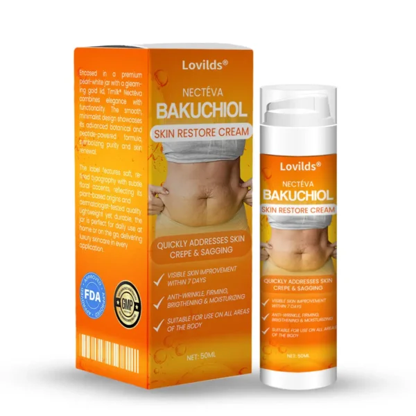 Lovilds® Nectéva Bakuchiol Skin Restore Cream - (Anti-aging, Hydrating, Skin Firming & Lifting)