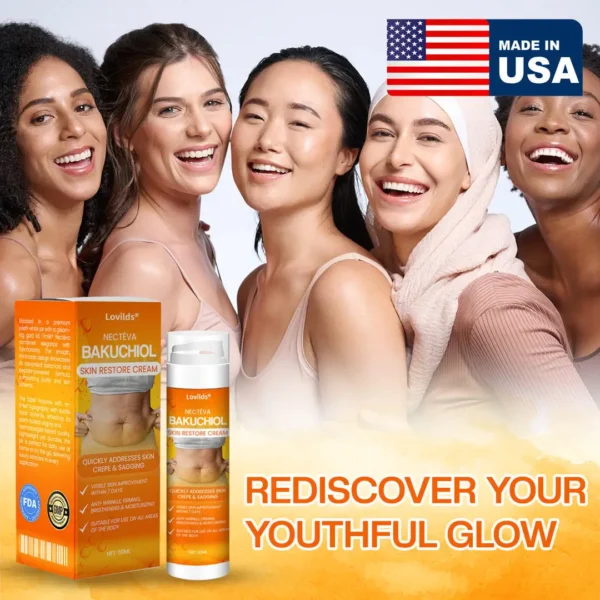Lovilds® Nectéva Bakuchiol Skin Restore Cream - (Anti-aging, Hydrating, Skin Firming & Lifting)