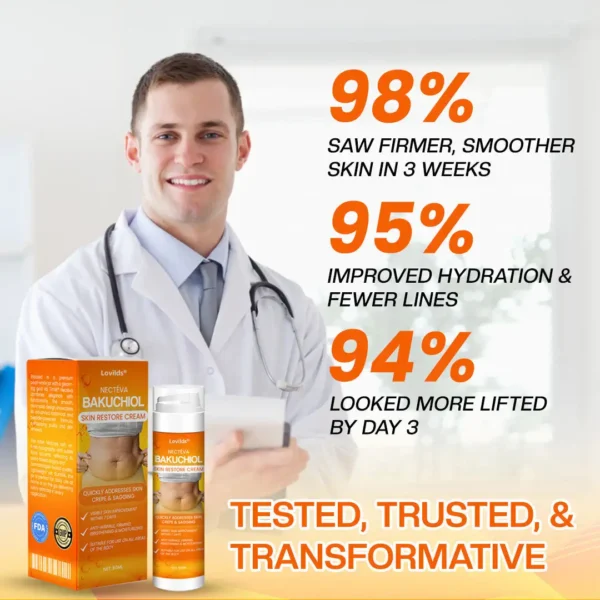 Lovilds® Nectéva Bakuchiol Skin Restore Cream - (Anti-aging, Hydrating, Skin Firming & Lifting)