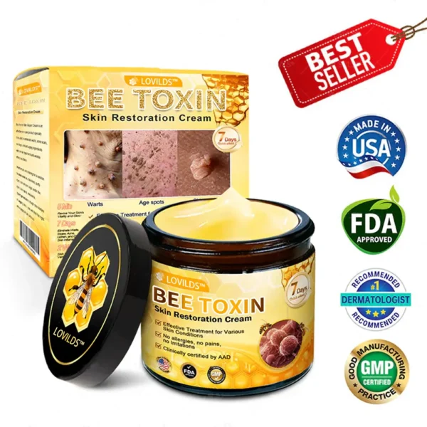 Made and Shipped from USA✨ LOVILDS™ Bee Toxin Skin Repair Cream🔥 Last day 80% OFF💎💎