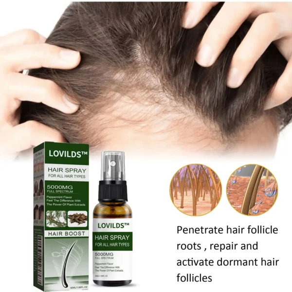 Say Goodbye to Hair Loss — Regrow Thicker, Fuller Hair with LOVILDS™ 🌿