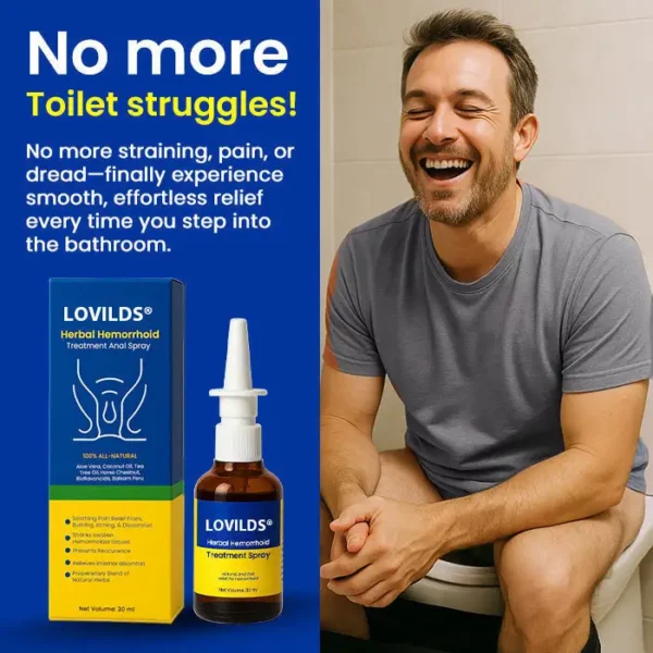 💥 Say Goodbye to Pain! | LOVILDS® Hemorrhoid Spray – Now 80% OFF!