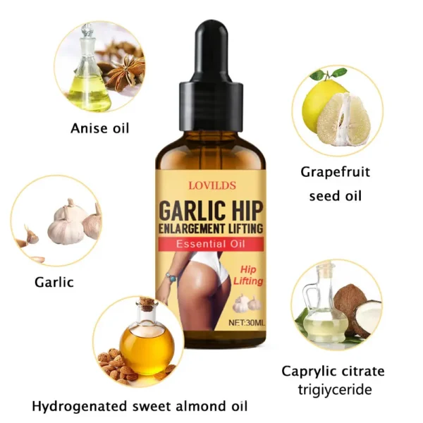 Get a Perfect Booty Naturally! LOVILDS™ Hip Lifting Oil - See Results in Weeks.