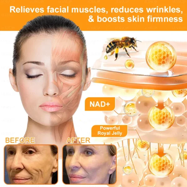 LOVILDS™ 𝘽𝙀𝙀 𝙑𝙀𝙉𝙊𝙈 𝑺𝒌𝒊𝒏 𝑹𝒆𝒔𝒕𝒐𝒓𝒂𝒕𝒊𝒐𝒏 𝑪𝒓𝒆𝒂𝒎 –🐝 Anti-aging,Hydrating, Skin Repair, Even Tone, Acne and Dark Spot Treatment, Wart and Mole Removal, Psoriasis Relief