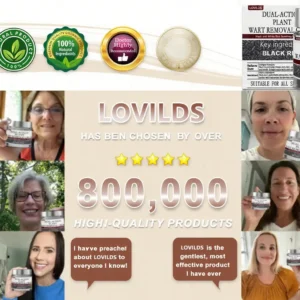 LOVILDS® Black Rice Skin Repair Essence Cream 👨‍⚕️ MHRA Certified (Removes warts and skin growths, improves keratin buildup and seborrheic dermatitis, follicular keratosis, skin cancer, and age spots)