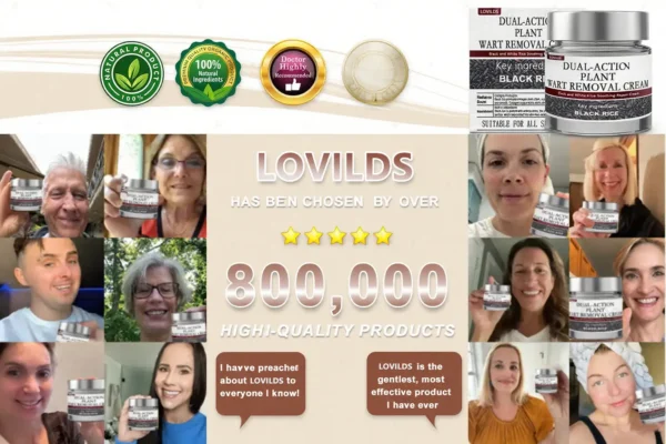 LOVILDS® Black Rice Skin Repair Essence Cream 👨‍⚕️ MHRA Certified (Removes warts and skin growths, improves keratin buildup and seborrheic dermatitis, follicular keratosis, skin cancer, and age spots)