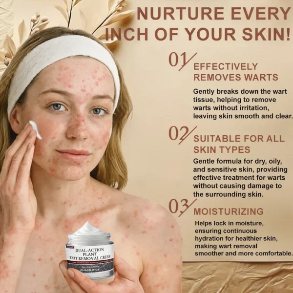 LOVILDS® Black Rice Skin Repair Essence Cream 👨‍⚕️ MHRA Certified (Removes warts and skin growths, improves keratin buildup and seborrheic dermatitis, follicular keratosis, skin cancer, and age spots)
