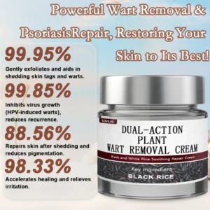 LOVILDS® Black Rice Skin Repair Essence Cream 👨‍⚕️ MHRA Certified (Removes warts and skin growths, improves keratin buildup and seborrheic dermatitis, follicular keratosis, skin cancer, and age spots)