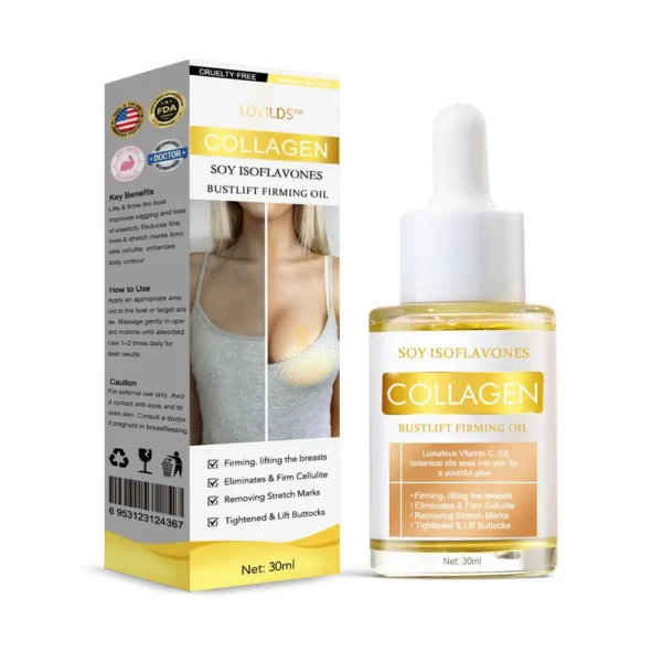 LOVILDS® Collagen & Soy Isoflavones BustLift Firming Oil