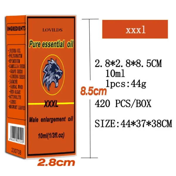 LOVILDS Pure Essential Oil –  Male Enhancement Oil