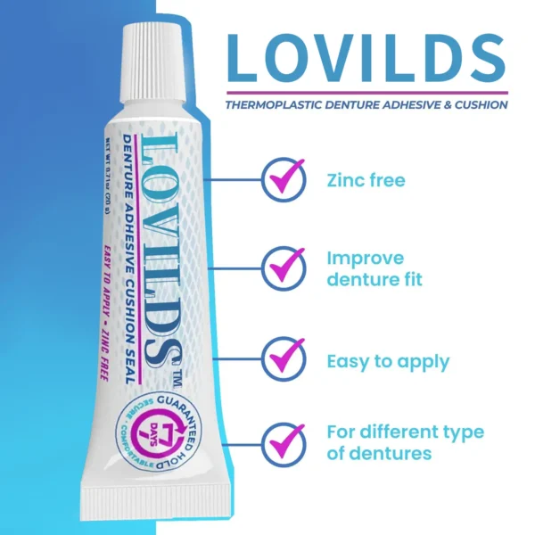 ✨✨[Official Brand Store]LOVILDS™- Thermoplastic Denture Adhesive & Cushion (20 grams)