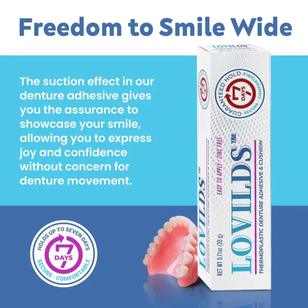 ✨✨[Official Brand Store]LOVILDS™- Thermoplastic Denture Adhesive & Cushion (20 grams)
