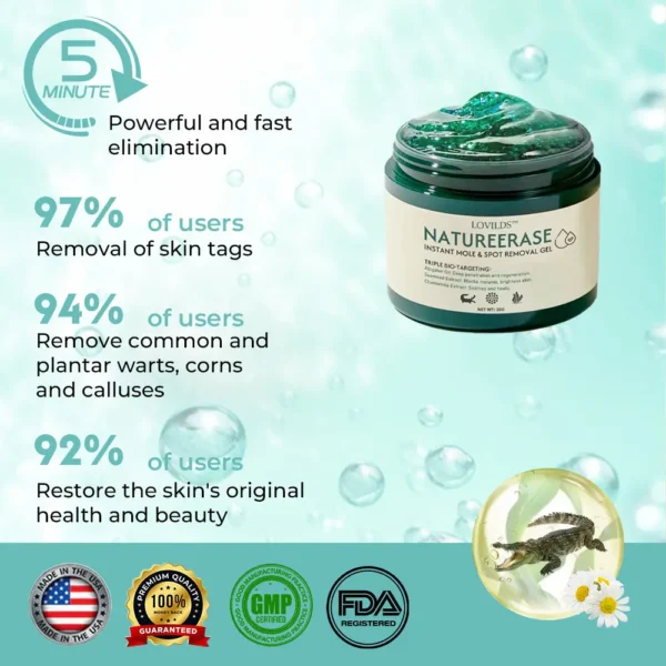 🔥（Official retail store） LOVILDS™ NatureErase Instant Mole & Spot Removal Gel