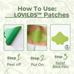 🎄 LOVILDS™ Full-Body Pain Relief Patch – Natural Herbal Formula for Back, Neck, Shoulders & Joints, Fast-Acting Comfort ⚡🎁 – Christmas 60% Off Special