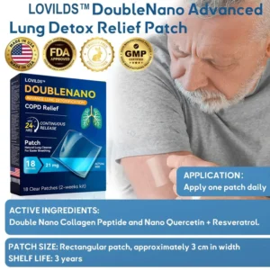 💝💝FDA Approved LOVILDS™ DoubleNano COPD Relief Patch (💝 Cough, wheezing, shortness of breath, sputum, stuffy nose, bronchitis, bronchitis, allergy symptoms, lung discomfort🫁)(副本)