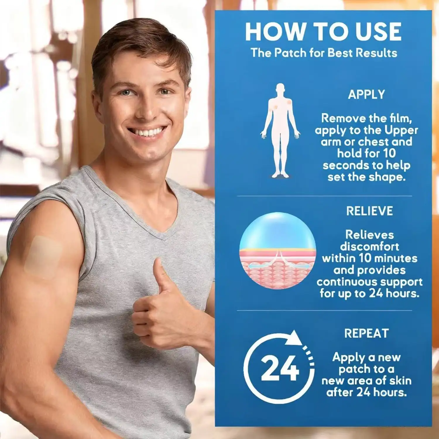 💝💝FDA Approved LOVILDS™ DoubleNano COPD Relief Patch (💝 Cough, wheezing, shortness of breath, sputum, stuffy nose, bronchitis, bronchitis, allergy symptoms, lung discomfort🫁)(副本)