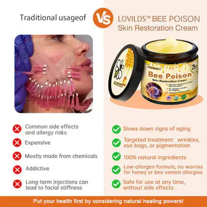 ✨FDA Approved:LOVILDS™ Bee Poison Skin Restoration Cream — 🔥Limited Time 70% OFF🔥