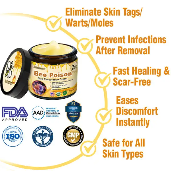 ✨FDA Approved:LOVILDS™ Bee Poison Skin Restoration Cream — 🔥Limited Time 70% OFF🔥