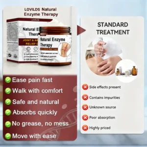 FDA Certified: LOVILDS® Black Rice Pain Healing Bone Cream ( Treatment for Arthritis, Rheumatic Diseases, Osteoarthritis, Neuropathyy Muscle Spasms and Cramps, Sports Injuries)